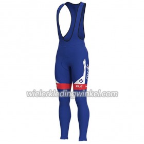 Fietsbroek Lang met Bretels 2018 FDJ N001